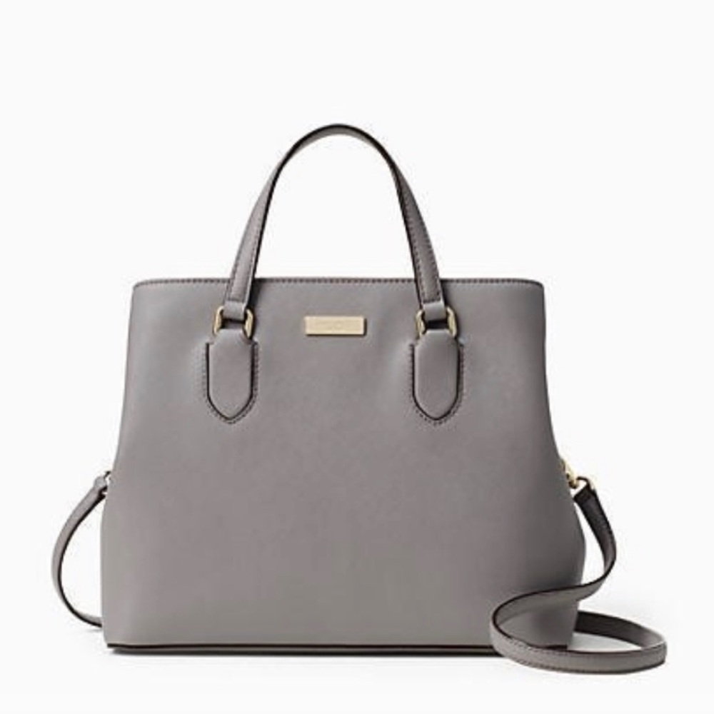 Kate Spade Laurel Way Evangelie Satchel- Gray